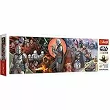 Trefl panoramico 1000 pezzi-Collage, rompicapo fai da te, creativo, divertimento, classico per adulti e bambini sopra i 12 anni puzzle, Colore Star Wars The, avventure del Mandaloriano, 29052