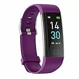 Septoui Smart Band Fitness Orologio Contapassi Frequenza Cardiaca, SpO2, Pressione Sanguigna, Sonno Calorie Activity Tracker Impermeabile 5 ATM, 16 Modalità Sportive Smartwatch Donna Uomo Bambini
