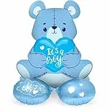 Folat 65860 Palloncino Baby Shower Decorazioni Boy Blu 61 cm - Palloncino Orsetto 'It's a Boy', Baby Shower ragazzo, Gender Reveal, Palloncini Nascita Bimbo, Baby Gender Reveal Party Decorazione