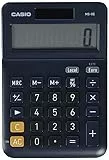 CASIO - Calcolatrice da tavolo MS-8E, 8 cifre, funzione di conversione valute (Euro) e tasto correzione ultima cifra. Alimentazione combinata
