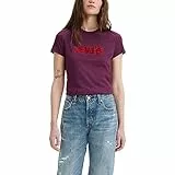 Levi's The Perfect Tee Maglione, Headline Logo Grass 65, L Donna