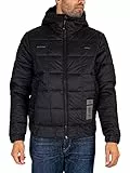 G-STAR RAW Meefic Squared Quilted Hooded Jacket, Giacca Uomo, Nero (Dk Black D22716-B958-6484), S