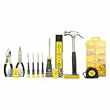 Stanley Stmt0-74101 Set Di Attrezzi Misti In Borsa Morbida, 33 X 20 X 16.5 Cm, 38 Pezzi, Nero Giallo