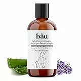 Bau Cosmesi Gel Detergente Senza Risciacquo Dermatologico per Lavaggio a Secco del Cane - Igienizzante, Tonificante e Idratante - Senza Parabeni e Siliconi, Naturale e Bio con Aloe Vera - 250 ml