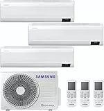 Climatizzatore Trial Split 9+9+9 Btu, Inverter con Pompa di calore, Gas R32 - Samsung Windfree Avant