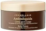 L'Erbolario, Crema Corpo Ambraliquida, Trattamento Emolliente e Tonificante, 250 ml