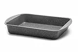 Aeternum Bakeware Petravera Lasagnera, Acciaio, Grigio, 45x30 cm