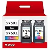 HALLOLUX PG-575 XL CL-576XL Cartucce d'inchiostro Sostituzione per Canon 575 576 XL Multipack per Canon PIXMA TS3550i TS3551i TR4750i TR4751i (Nero e Colore)