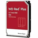WD Red Plus 14TB NAS 3.5' Disco rigido interno - Classe 7200 RPM, SATA 6 Gb/s, CMR, 512MB di cache