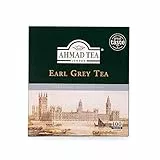 Ahmad Earl Grey Tea 100 Tagged Tea Bags Each Black Tea