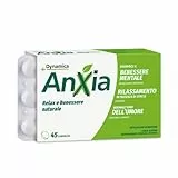 Dynamica - Anxia 45 compresse | Relax naturale | Benessere mentale | Rilassamento | Integratore per ansia | Senza glutine | Vegan
