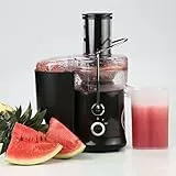 STARLYF - Centrifuga Frutta e Verdura XL Juicer, 600 W, 2 velocità, Estrattore di Succo, Potente spremiagrumi, senza BPA, per la cucina, Estrattore di polpa, succhi più veloci