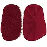 HieerBus Spazzola per Corpo in Silicone Spazzola per Doccia per Uomo Donna Esfoliazione Delicata, Pulizia Profonda e Massaggio, Cura della Pelle Sensibile, Igienica e Durevole, 1 confezione, rosso