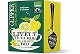 Cupper Tè Verde al Limone Biologico Fairtrade, 20 bustine di tè