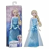 Disney Hasbro Frozen Shimmer - Elsa (Fashion Doll con Capelli Lunghi e Abito Ispirato al Film Frozen, per Bambini dai 3 Anni in su)