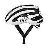 ABUS AirBreaker Casco da ciclismo - Casco da bici di fascia alta per ciclismo professionistico - Unisex, per uomo e donna - Bianco, Taglia L