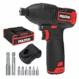 Avvitatore a batteria, avvitatore elettrico PULITO Batteria agli ioni di litio da, avvitatore a percussione da 3/8', kit di attrezzi per chiavi a percussione