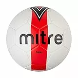 Mitre Pallone da calcio unisex Final Recreational Football, bianco/rosso/nero, misura 3