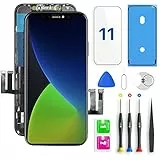 QTlier Schermo Display LCD per iPhone 11 Screen 3D Touch Digital Screen Frame Vetro Schermo con Set di Riparazione completo e Protezione Schermo