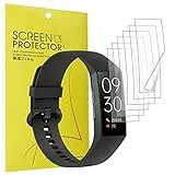 Blueshaweu Pellicola protettiva compatibile con IMFRCHCS C67 smartwatch 1,1 pollici, HD trasparente flessibile TPU pellicola protettiva per lo smartwatch IMFRCHCS C67, 6 Pack