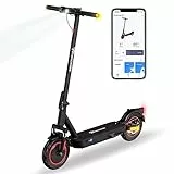 EVERCROSS EV10K PRO Monopattino Elettrico 500W, 10'' Pieghevole, per Adulti, Scooter con Batteria 410WH, Max 25km/h, Controllo dell'app, Doppio Ammortizzatore