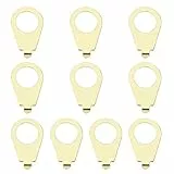 10 pezzi manopola per chitarra piastra per puntatori compatibile con Gibson Les Pauls manopola per chitarra elettrica indicatori di posizione parti dello strumento 10 mm ID 14 mm OD Gold