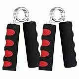 2 pezzi supporto maniglia, finger morsetto, mano morbida schiuma manuale ginnico – rapido aumento del polso e avambraccio, finger forza esercizio attrezzature
