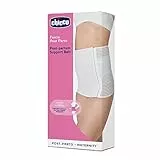 Chicco Fascia Postpartum, Cintura Gravidanza, Aiutana a Sostenere e Contenere la Zona Addominale Senza Comprimere, in Tessuto Traspirante con Pratica Apertura a Velcroa, Bianco, Taglia L, Pacco da 1