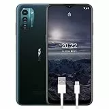 Nokia G21 Smartphone 4G 128GB, 4GB RAM, Display 6.5' 90Hz HD+, Tripla Camera 50 Mp, Batteria 5050 mAh, Ricarica Rapida, Dual Sim, Nordic Blue, Versione con Cavo USB Type-C Aggiuntivo 1m