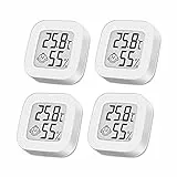 ARCELI 4 Mini termometro igrometro interno digitale termometro igrometro portatile termometro per casa terrario camera da letto bambino incubatrice cantina spogliatoio ecc
