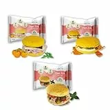 Nuvola Zero – Pane Zero MIX GUSTO 3pz, Carboidrati, Senza Zucchero e Lattosio, Ricco di Fibre e Proteine, GlutenFree, Confezione da 1pz Cloudbread, 1pz Pizza, 1pz Curcuma