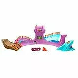 ​Hot Wheels Skate - Skatepark della Piovra, Playset con esclusivo fingerboard e un paio di scarpe da skate rimovibili, box per riporre tavole e scarpe, giocattolo per bambini, 5+ anni, HMK01
