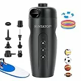 SUNTATOP Gonfiatore per SUP Tavole da Surf Pompa ad Aria Multifunzione ricaricabile Tavola da Surf, per Palloni Sportivi e Materassi da Campeggio Design Portatile e Conveniente