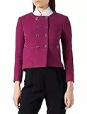 Pinko Elisa Giacca Stuoia Boucle, W45_Viola Magenta, 44 Donna