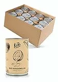 KoRo - Latte di cocco bio 12x 400 ml - Estratto di cocco - Gusto aromatico - versatile