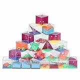 Herefun 24 Pezzi Maze Ball Grande, Labirinto Tridimensionale Original di Giocattoli per Bambini, Palla 3D Labirinto Giocattoli Educativi per Feste Forniture