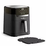 Moulinex Friggitrice ad Aria, 4,2 Litri, Easy Fry & Grill, Friggitrice Digitale senza Olio con Griglia Elettrica, 1400W, 8 Programmi Automatici, Frigge e Griglia, Capacità fino a 6 Persone, EZ5058
