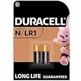 Duracell - N, Batteria Specialistica Sicurezza, 1.5V, confezione da 2, MN9100/E90/LR1 progettate per l'uso in torce elettriche, calcolatrici e luci per biciclette