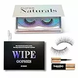 Ciglia Finte Magnetiche - Starter Kit Ciglia Magnetiche Con Sistema Invisiband® - Ciglia Finte Naturali Con Eyeliner Magnetico e Struccante Con Olio di Ricino