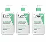 Cerave Gel detergente schiumoso 3 x 473 ml – Foaming Moisturizer – Daily Hydrating Face Wash
