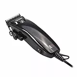 GA.MA ITALY PROFESSIONAL GA.MA Tagliacapelli professionale PRO8 - Regolazioni di taglio da 0, 8 a 12 mm, Alimentazione a rete, Lama in acciaio inossidabile, nero