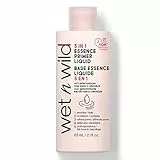 Wet n Wild 5 in 1 Essence Primer Liquid, Primer ad Azione Levigante e Condizionante, Formula Arricchita con Calendula e Acqua di Rose per Pelle Idratata e Luminosa, 75ml