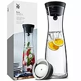 WMF Basic Caraffa per acqua di base, 1 L, Vetro, Nero