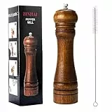 Macinapepe, Macina Pepe Sale, Macina Pepe Legno Massiccio Con Smerigliatrice Ceramica Regolabile Forte 8 Pollici