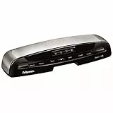 Fellowes plastificatrice Saturn 3i A3, formato A3, fino a 125 micron, per casa e ufficio, plastificatrice con leva di sblocco e modalità riposo, riscaldamento in 1 minuto, starter pack con 10 pouches
