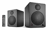 Wavemaster Cube Mini Neo Black - Sistema di Altoparlanti da Scaffale (36W) con Streaming Bluetooth, Connessione Digitale e Telecomando IR (66370) – Nero