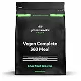 Pasto Completo 360 - Pasto Completo Equilibrato - 100% Vegano - Pasto Rapido e Conveniente - THE PROTEIN WORKS - Brownie Menta & Cioccolato - 1kg