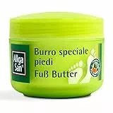 Allga San Burro Speciale Piedi - Crema Piedi Secchi e Screpolati, 200 ml - Idratante e Profumata per Piedi Vellutati Fin dalle Prime Applicazioni - Con Burro di Karitè e Burro di Cacao