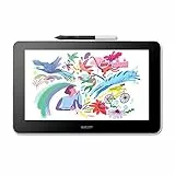 Wacom One Creative Tavoletta Display con Software Inclusi, Display 13.3' Full Hd 1920 x 1080, Penna Precisa - Per l'Home Office e l'E-Learning, Compatibilità Windows, Android, Mac