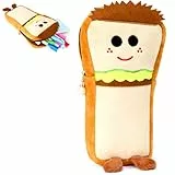 DBPBToU Astuccio Scuola Portamatite Piccolo, Astuccio Matita per Bambino Bambina, Astuccio Kawaii come Accessori Scuola, Astuccio Marrone (Toast)